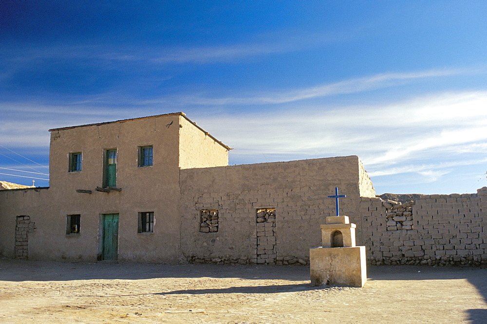 Plaza Major, San Juan, near Salar de Uyuni, Bolivia, South America