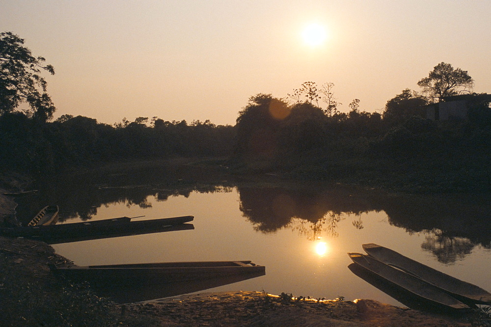 Small river in the northern lowlands, Bolivia, South America