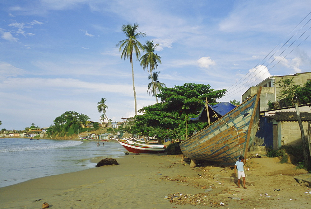 Main beach, San Juan de las Galdonas, Paria Peninsula, Venezuela, South America