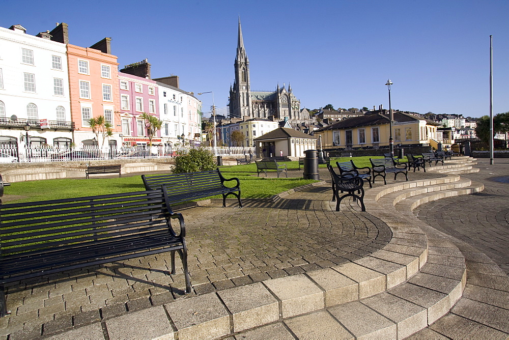 Cobh sea front, Cobh, County Cork, Munster, Republic of Ireland, Europe