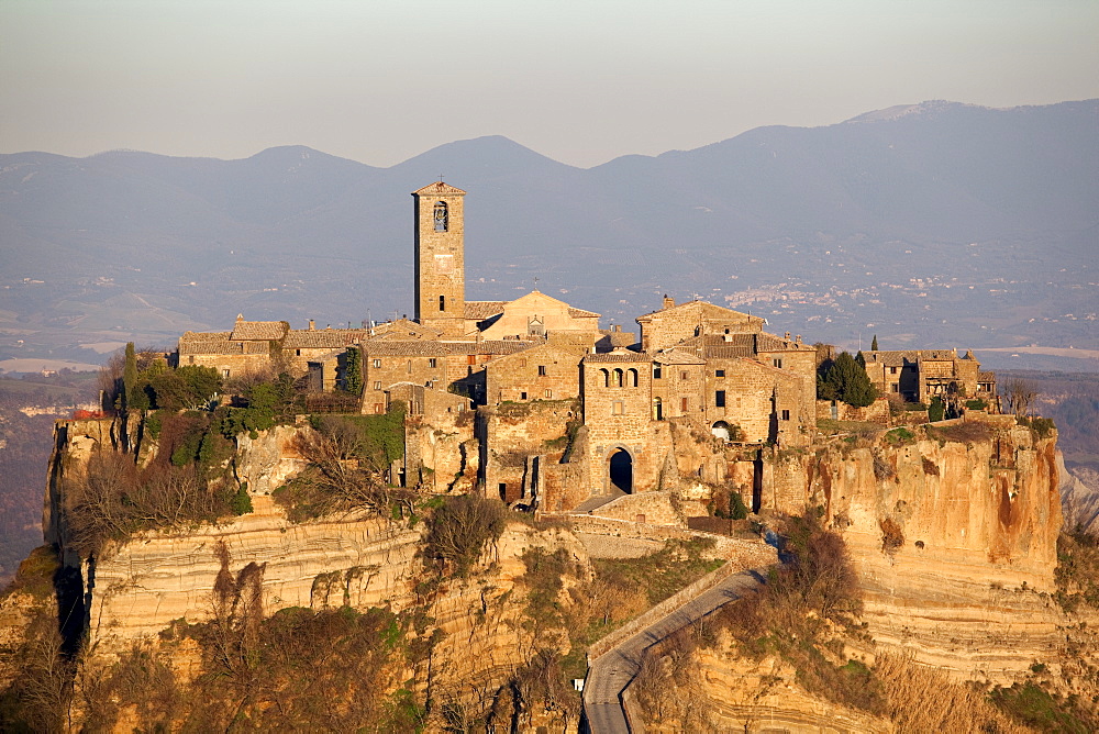 Civita di Bagnoreggio, a unique example of a Middle Ages city, Lazio, Italy, Europe