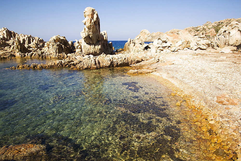 The island of Razzoli, Maddalena Islands, La Maddalena National Park, Sardinia, Italy, Mediterranean, Europe