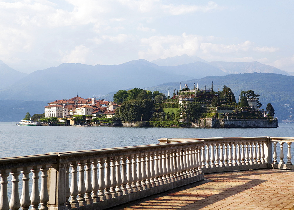 Isola Bella view from Stresa, Piedmont, Italian Lakes, Italy, Europe