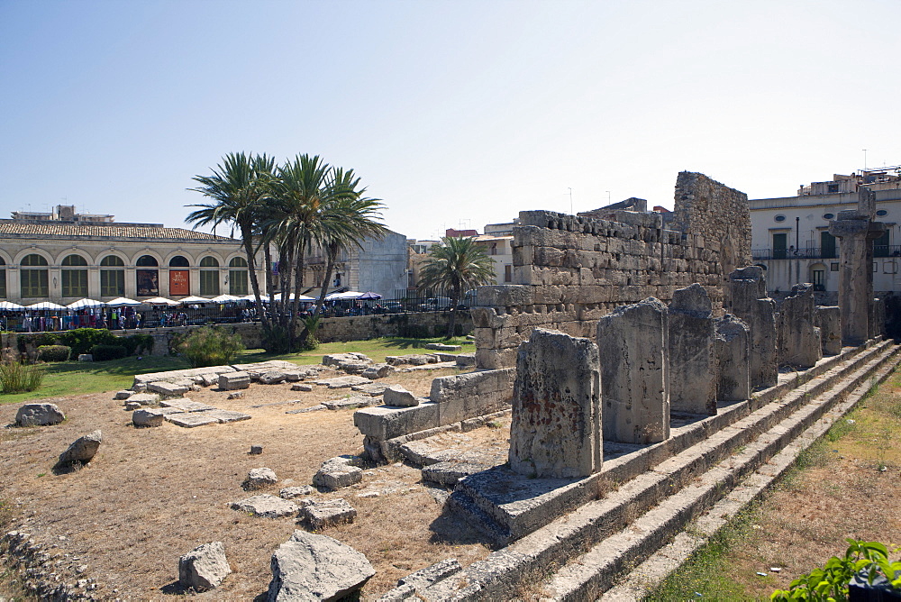 The Temple of Apollo, Siracusa, Ortigia, Sicily, Italy, Europe