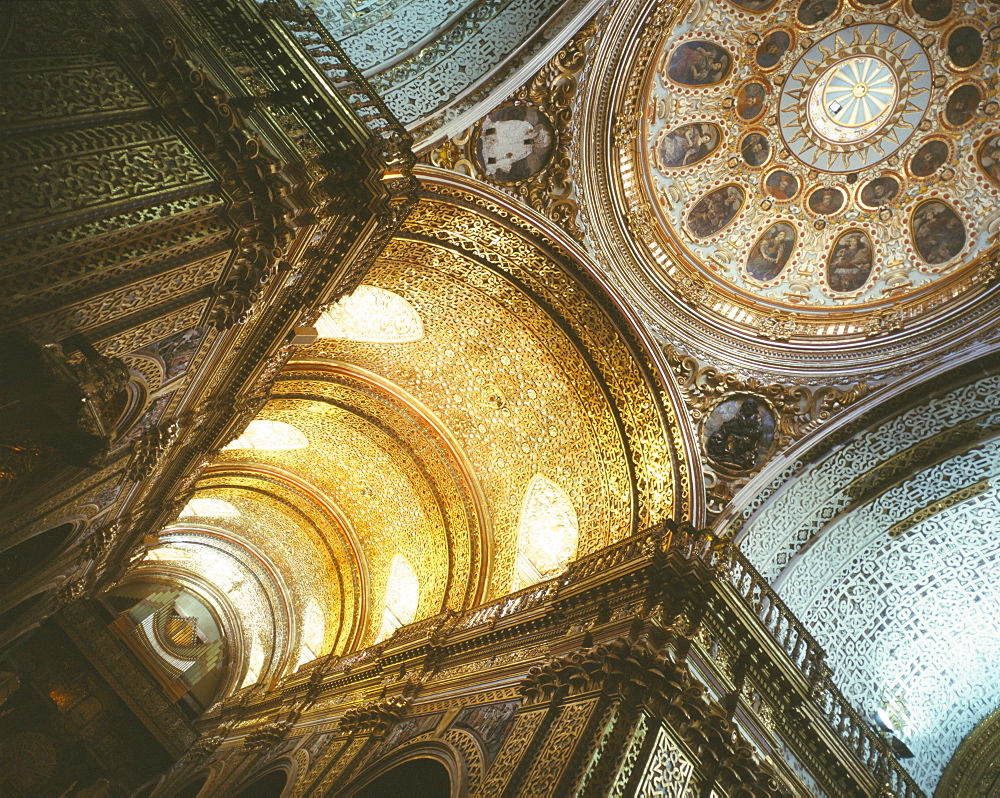 Church interior, Quito, Ecuador, South America