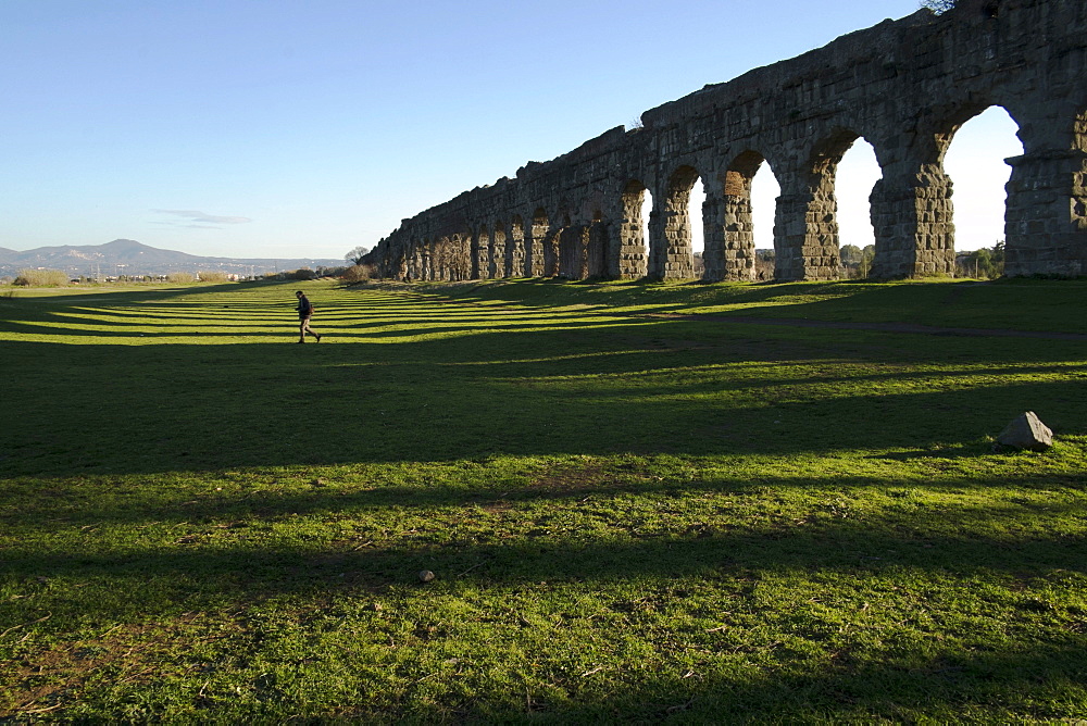 One of the largest Aqueducts in Rome built in the year 38 BC, Rome, Lazio, Italy, Europe