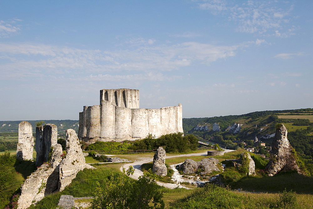 Chateau Gaillard, Les Andelys, Normandy, France, Europe