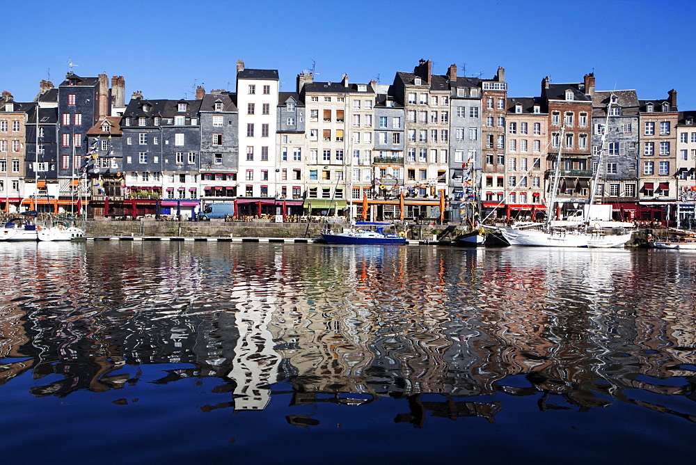 The port of Honfleur, Normandy, France, Europe