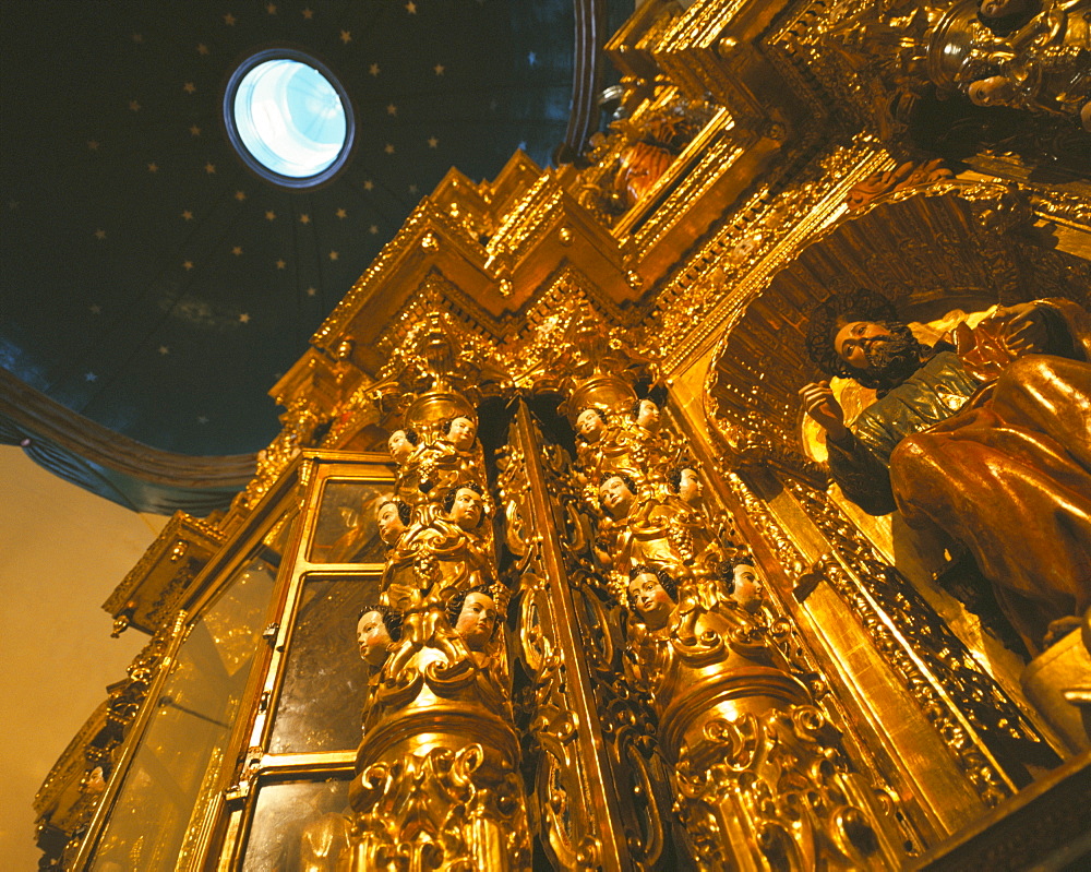 Church interior, Quito, Ecuador, South America