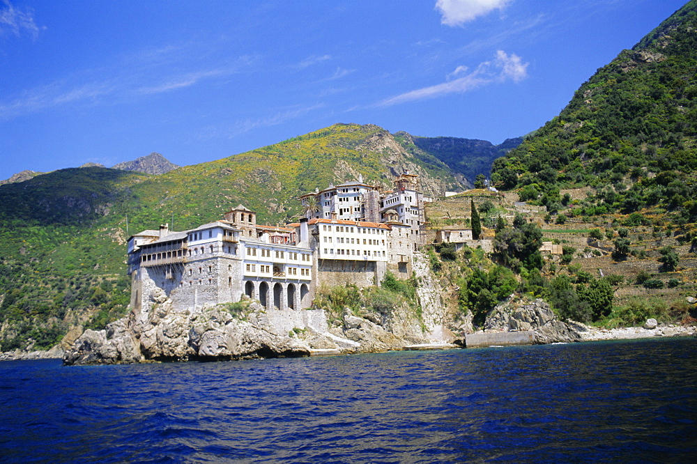 Monastery, Athos, UNESCO World Heritage Site, Greece, Europe