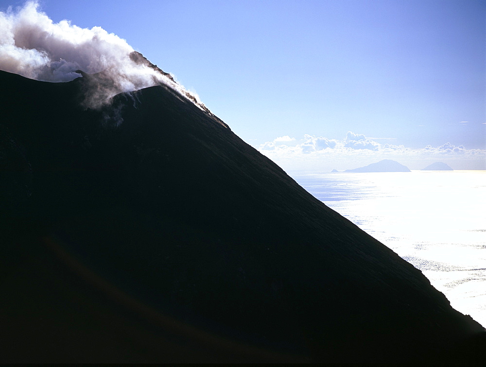 Volcano, Stromboli Island, Eolian Islands (Aeolian Islands), UNESCO World Heritage Site, Italy, Mediterranean, Europe