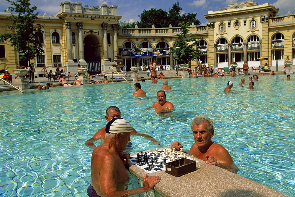 Szechenyi Baths, Budapest, Hungary, Europe