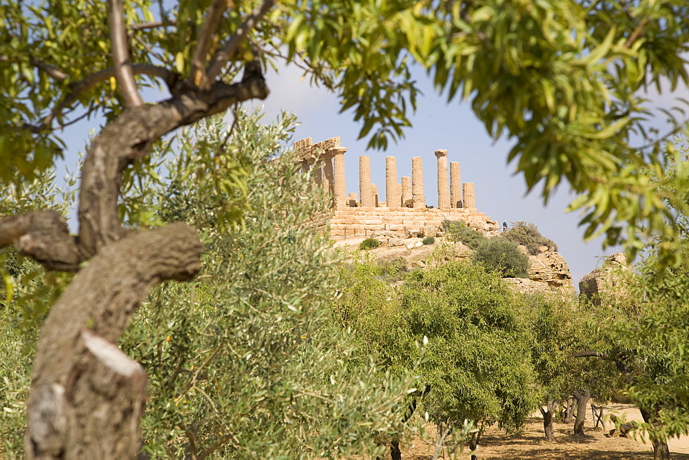 Temple of Juno, Valley of the Temples, Agrigento, UNESCO World Heritage Site, Sicily, Italy, Europe