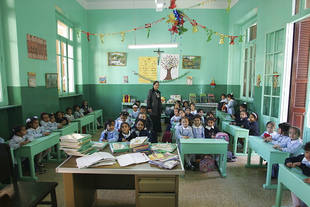 Sister Fransiscan School, Cairo, Egypt, North Africa, Africa