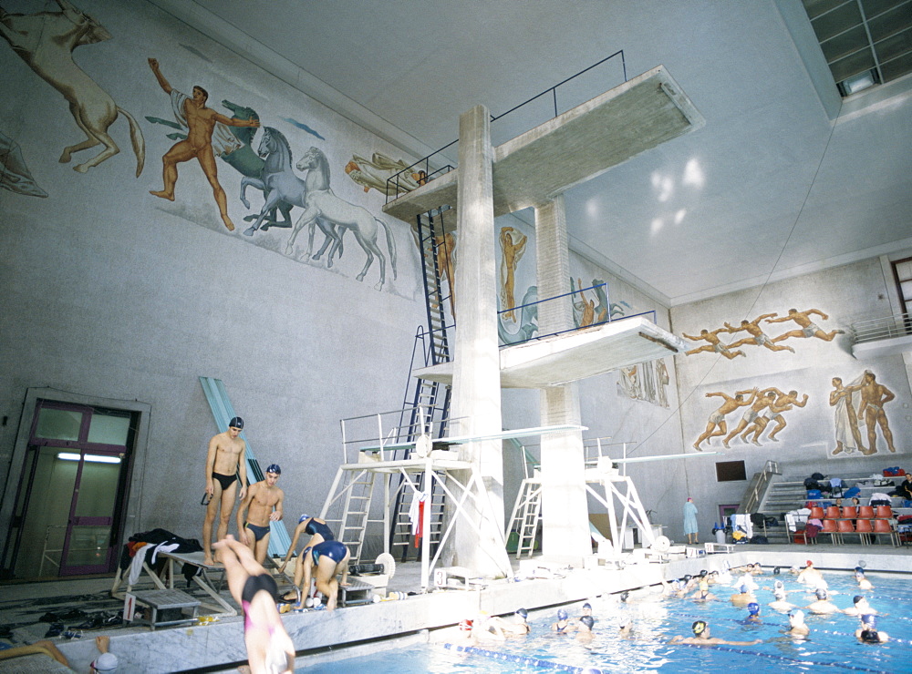 The Duce pool, Rome, Lazio, Italy, Europe