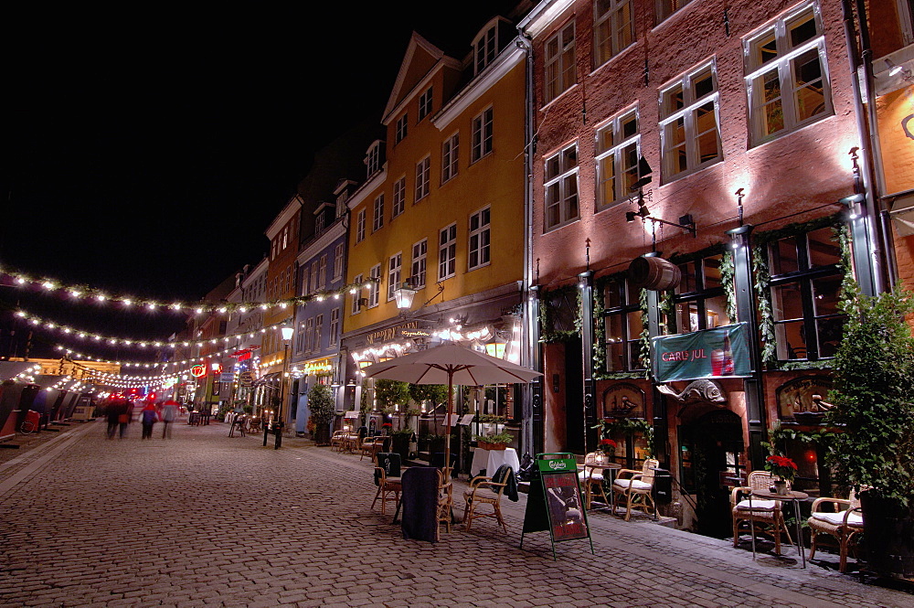 Nyhavn at Christmas, Copenhagen, Denmark, Scandinavia, Europe