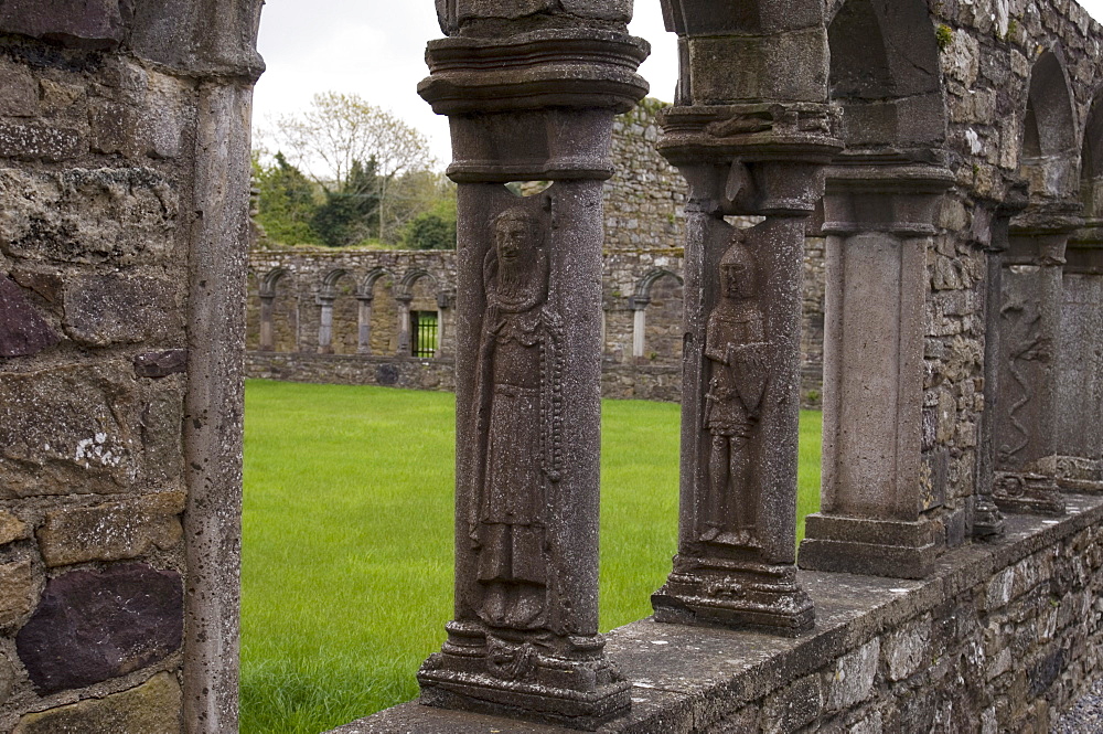 Jerpoint Abbey, County Kilkenny, Leinster, Republic of Ireland (Eire), Europe