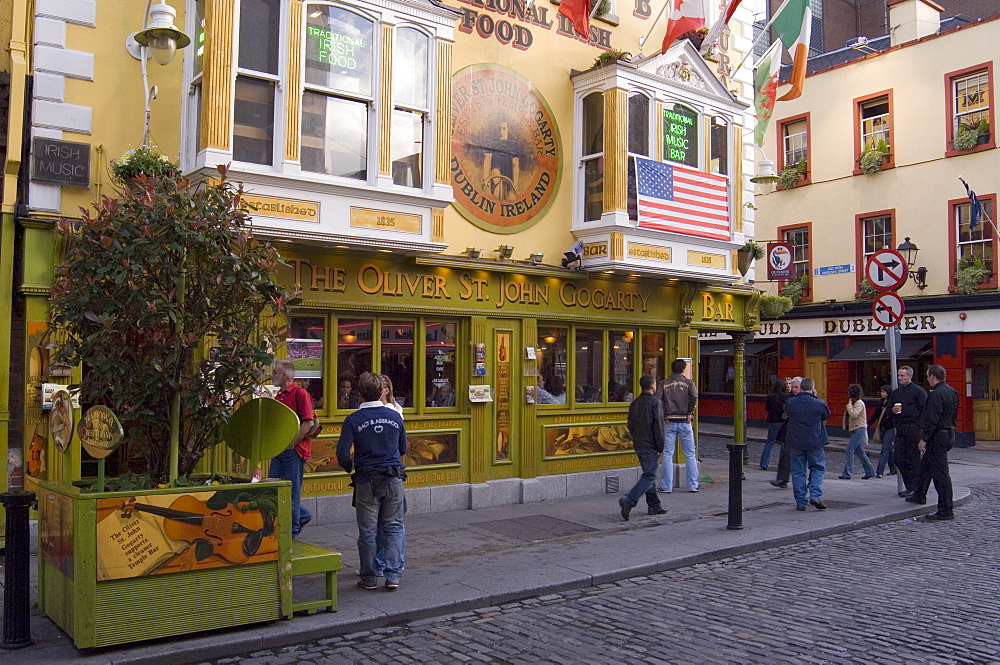 The Oliver St. John Gogarty pub, Temple Bar, Dublin, County Dublin, Republic of Ireland (Eire), Europe