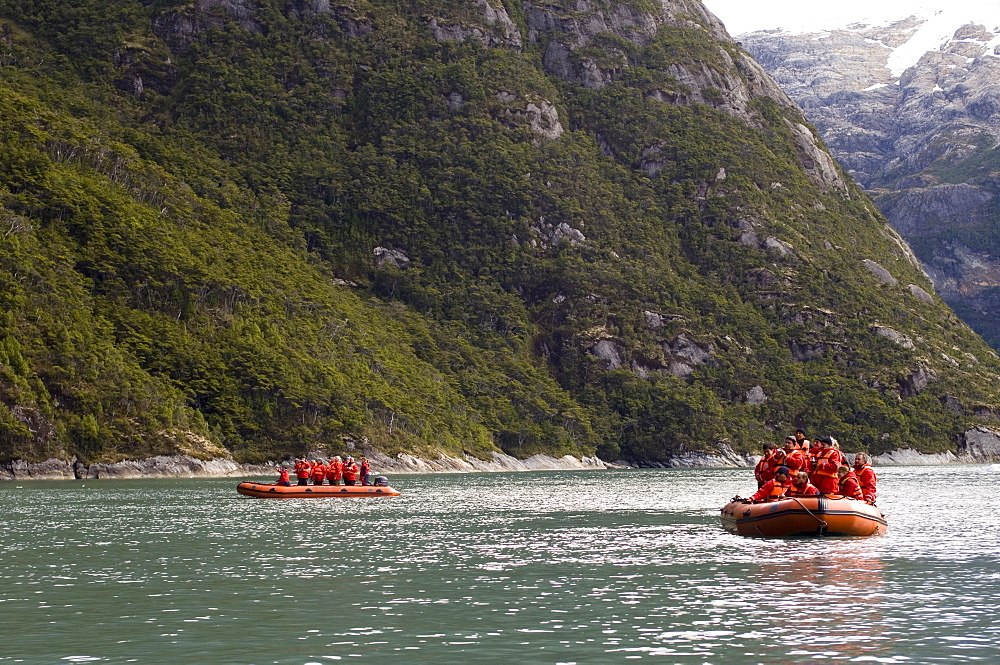 Garibaldi Fjord, Darwin National Park, Tierra del Fuego, Patagonia, Chile, South America