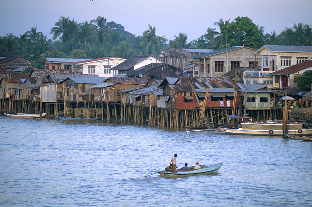 Ayeyarwaddy (Irrawaddy) River delta, Myanmar (Burma), Asia