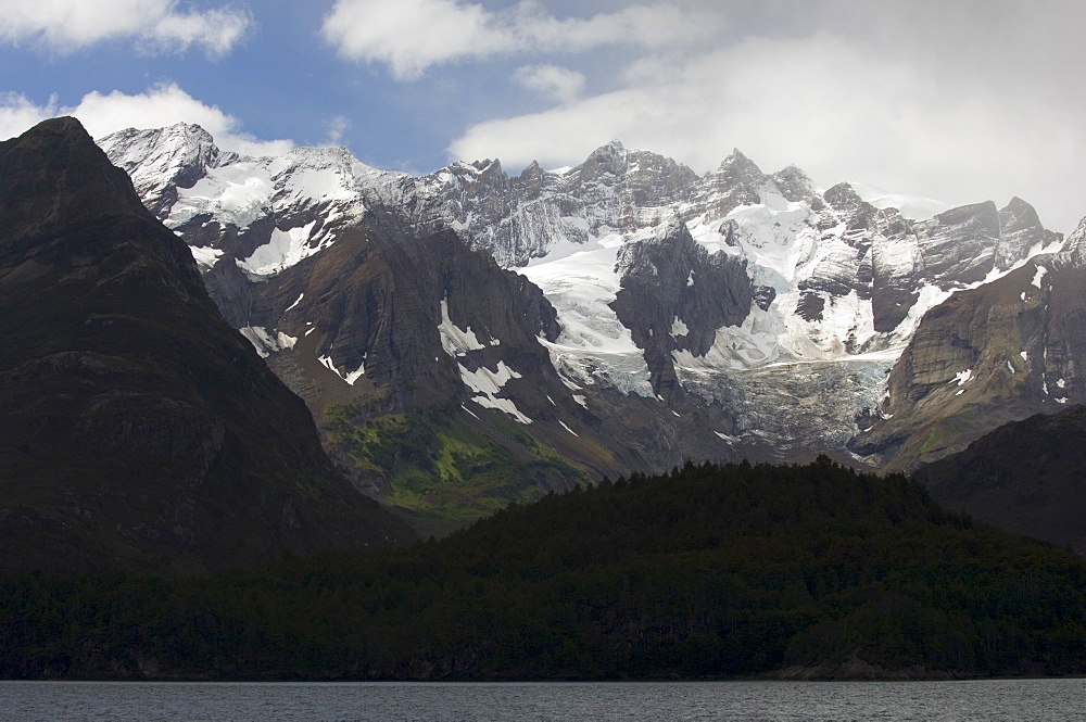 Agostini Fjord, Tierra del Fuego, Patagonia, Chile, South America