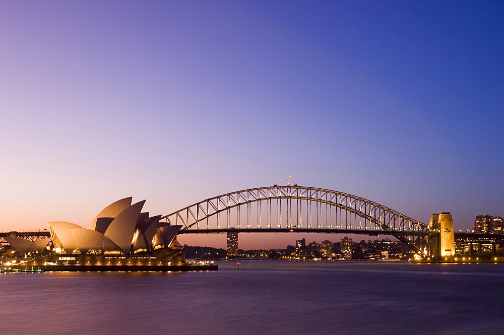 Opera House and Harbour Bridge, Sydney, New South Wales, Australia, Pacific