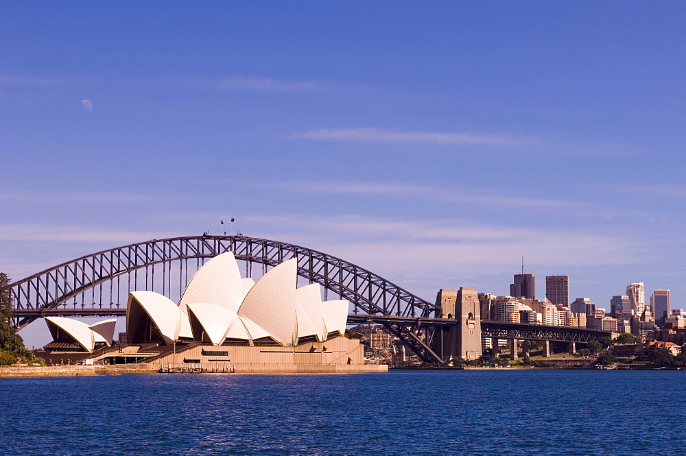 Opera House and Harbour Bridge, Sydney, New South Wales, Australia, Pacific