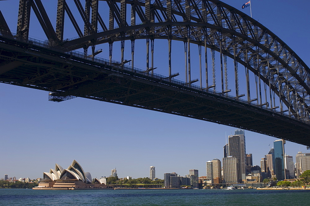 Opera House and Harbour Bridge, Sydney, New South Wales, Australia, Pacific