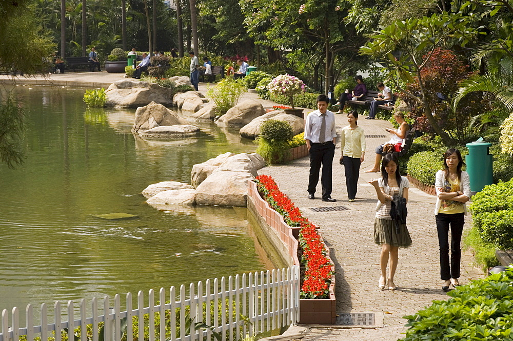 Hong Kong Park, Central district, Hong Kong, China, Asia