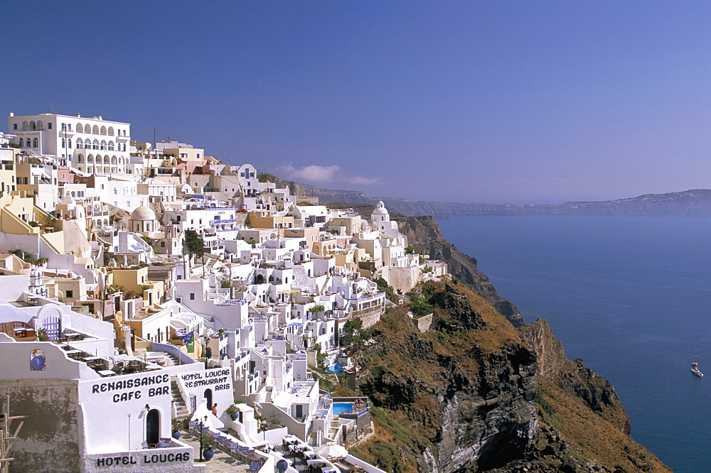 Fira, island of Santorini (Thira), Cyclades Islands, Aegean, Greek Islands, Greece, Europe