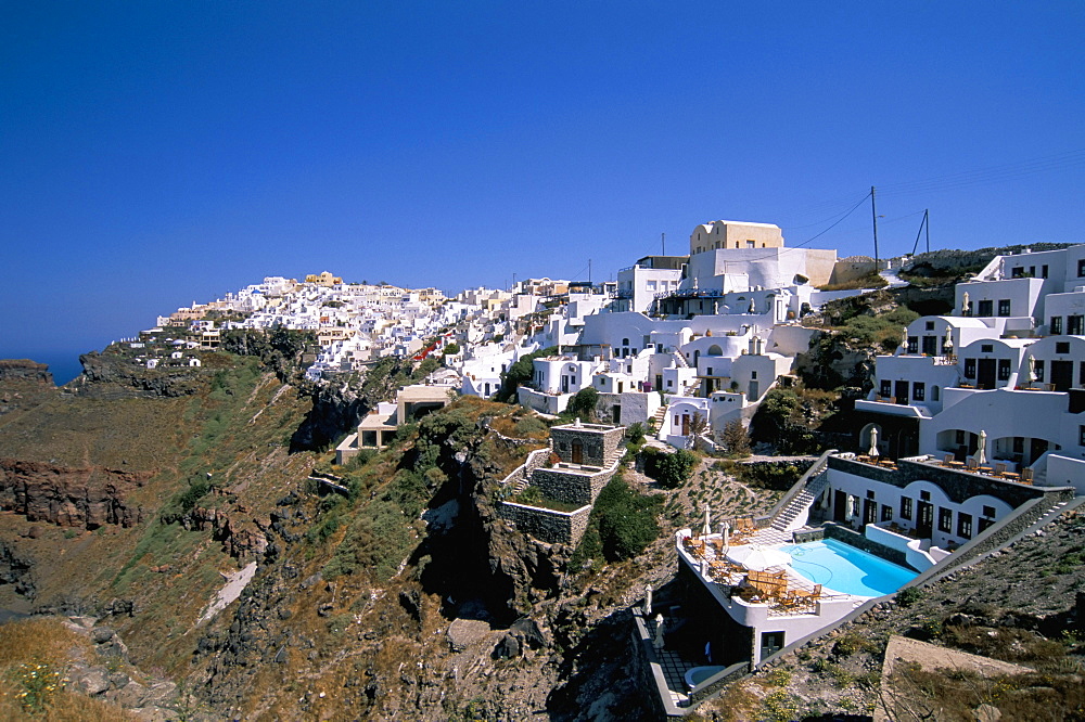 Imerovigli, island of Santorini (Thira), Cyclades Islands, Aegean, Greek Islands, Greece, Europe