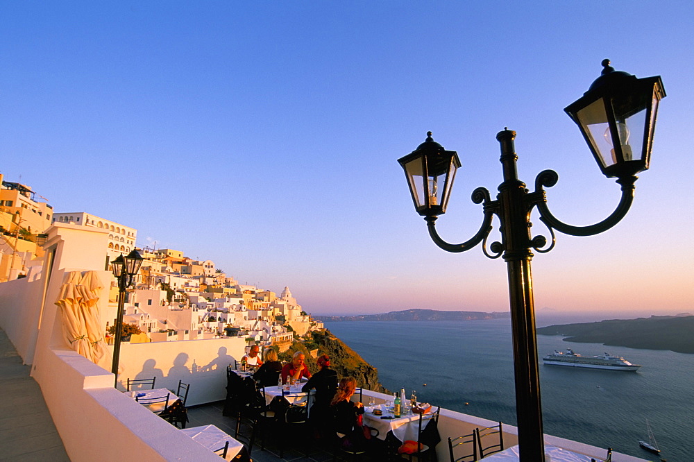 Fira, island of Santorini (Thira), Cyclades Islands, Aegean, Greek Islands, Greece, Europe