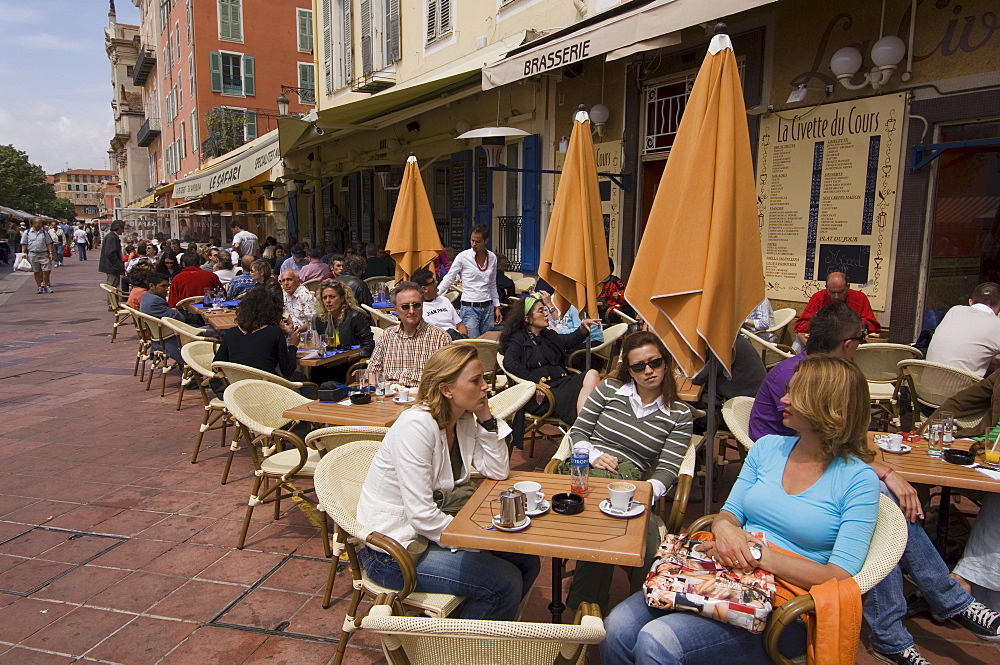 Marche a la Broquante, Cours Saleya, Nice, Alpes Maritimes, Provence, Cote d'Azur, French Riviera, France, Europe