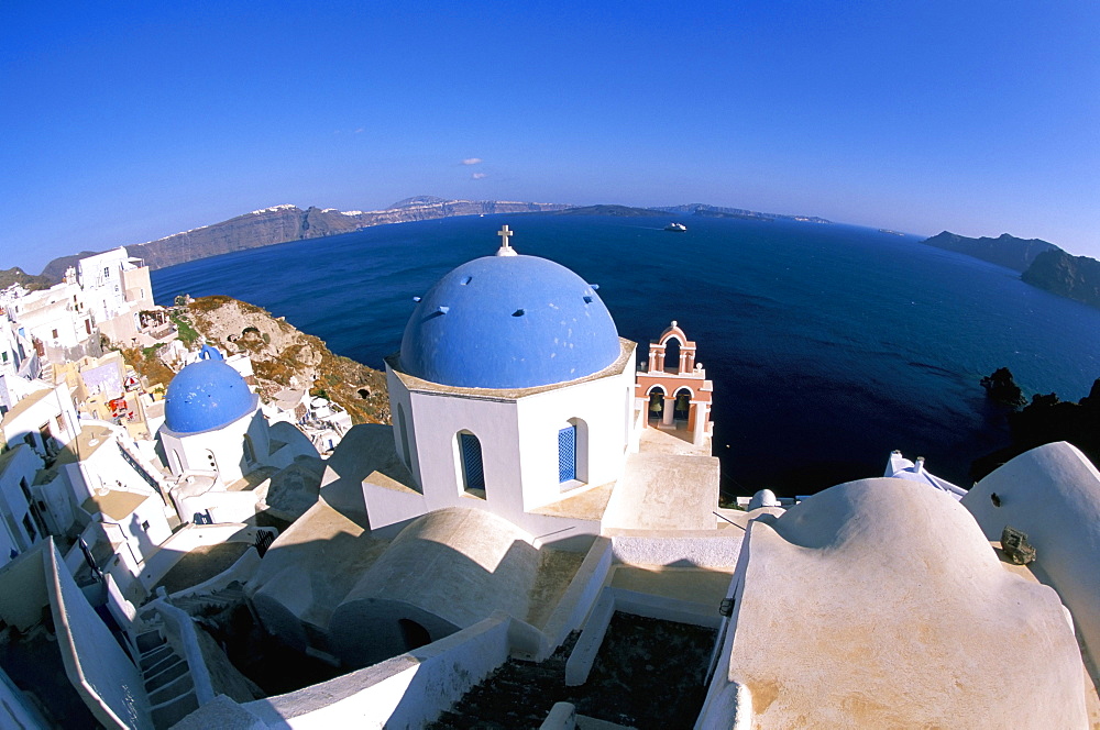 Oia (Ia), island of Santorini (Thira), Cyclades Islands, Aegean, Greek Islands, Greece, Europe