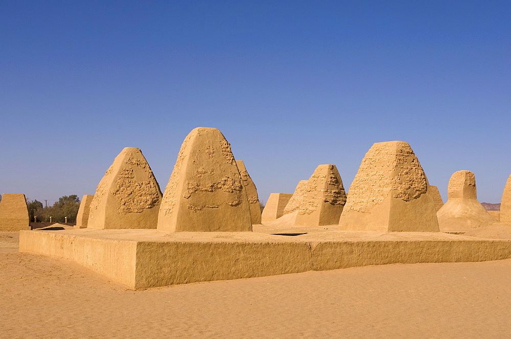 The Tombs of Garamantes, Jarma (Germa), Fezzan, Libya, North Africa, Africa