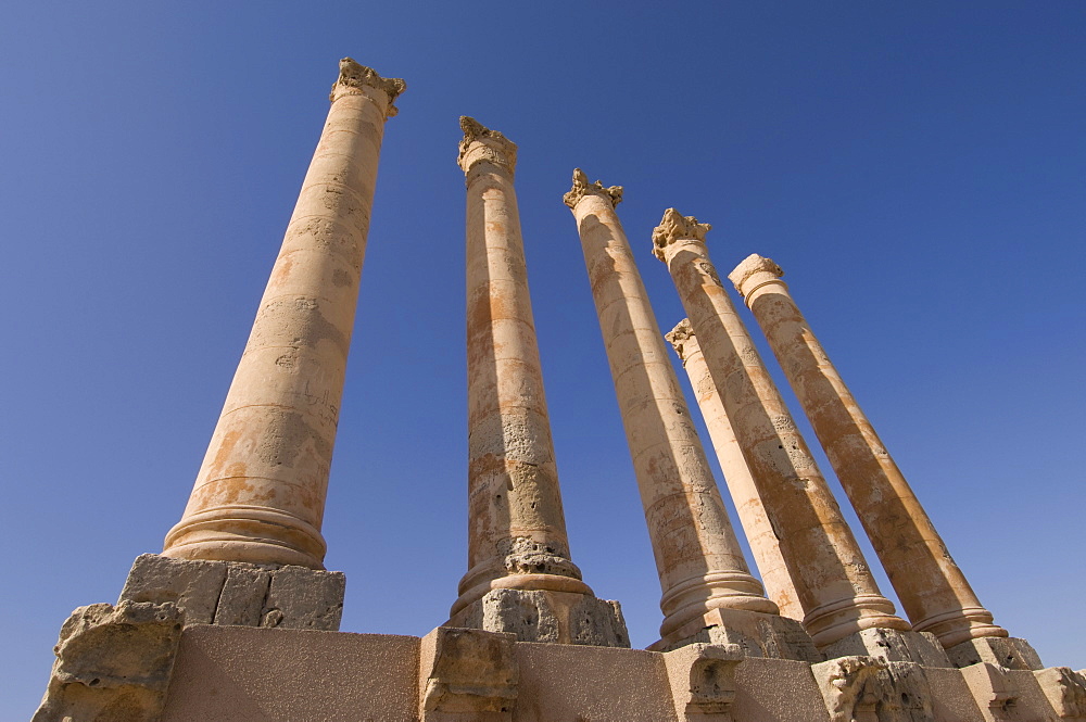 Sabratha Roman site, UNESCO World Heritage Site, Tripolitania, Libya, North Africa, Africa