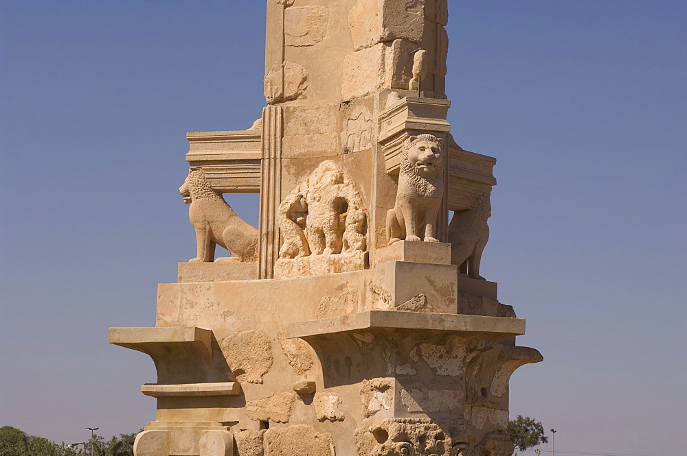 Sabratha Roman site, UNESCO World Heritage Site, Tripolitania, Libya, North Africa, Africa