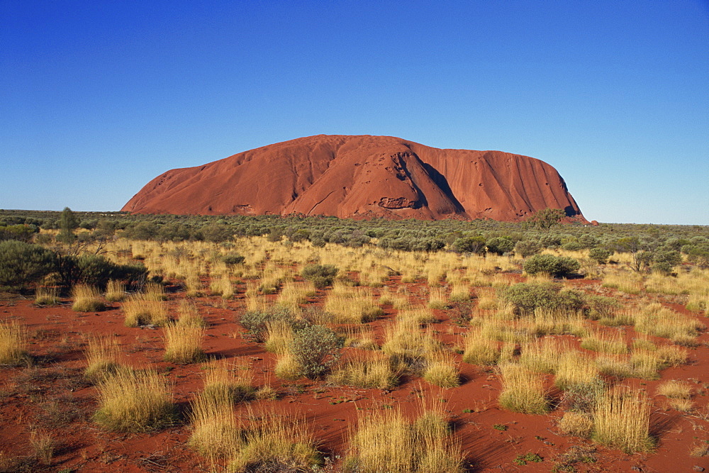 Uluru (Ayers Rock), Uluru-Kata Tjuta National Park, UNESCO World Heritage Site, Northern Territory, Australia, Pacific