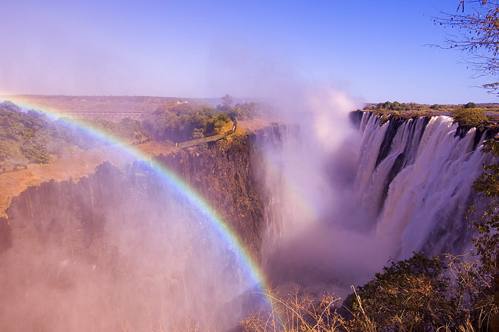 Victoria Falls, UNESCO World Heritage Site, Zambesi River, Zambia, Africa