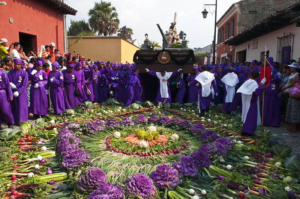 Holy Week Procession, Antigua, Guatemala, Central America