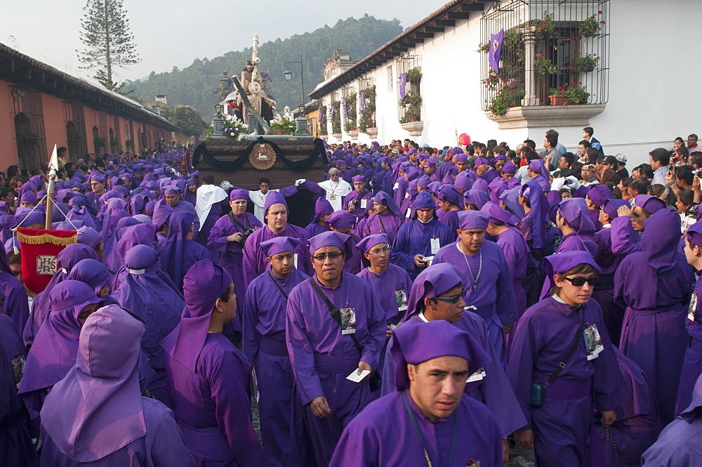 Holy Week Procession, Antigua, Guatemala, Central America