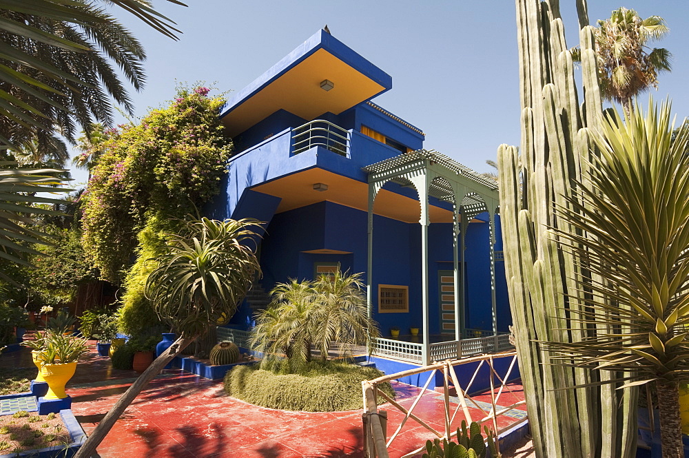 Majorelle Gardens, Marrakech, Morocco, North Africa, Africa