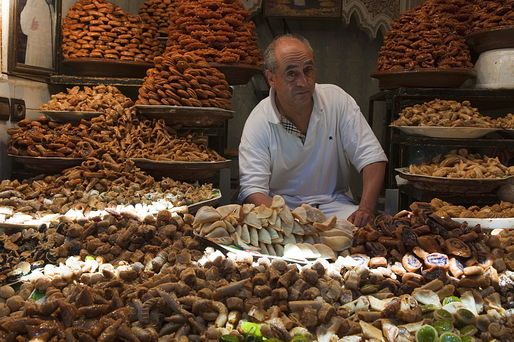 Patisserie Belkabir, Medina Souk, Marrakech, Morocco, North Africa, Africa