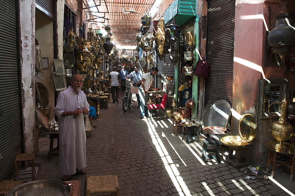 Medina, Metal Souk, Marrakech, Morocco, North Africa, Africa