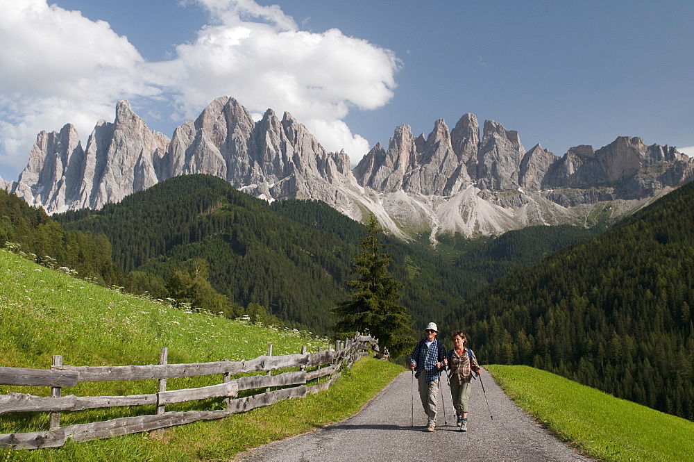 Odle Group, Funes Valley (Villnoss), Dolomites, Trentino Alto Adige, South Tyrol, Italy, Europe