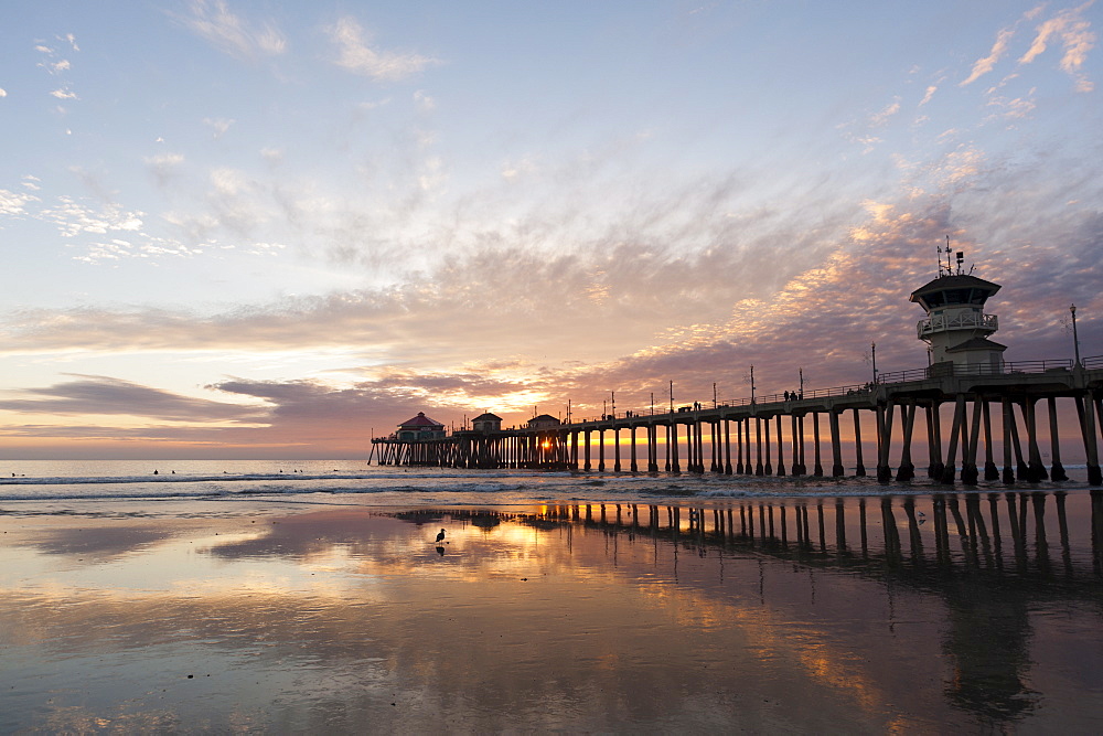 Huntington Beach Pier, California, United States of America, North America