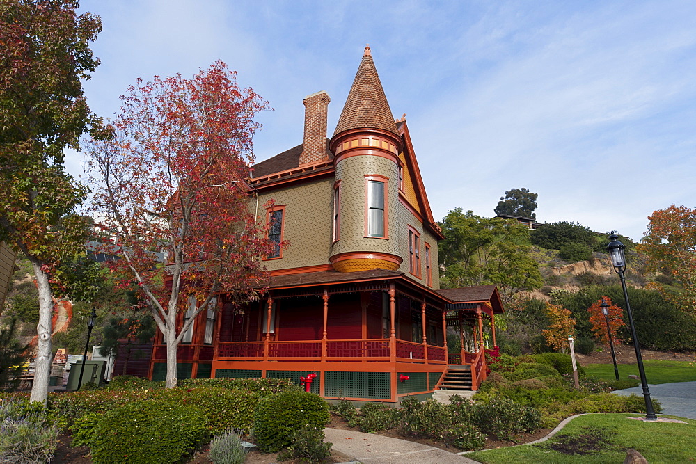 Victorian House in Heritage Park, Old Town, San Diego, California, United States of America, North America