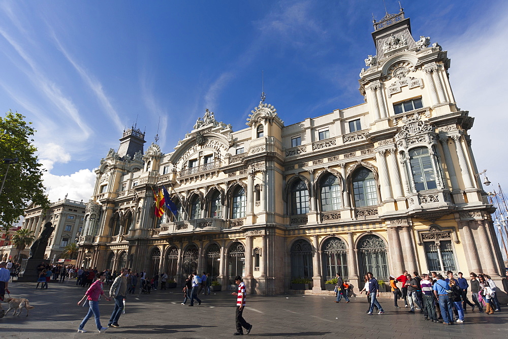 Port Authority Building, Port Vell, Barcelona, Catalonia, Spain, Europe