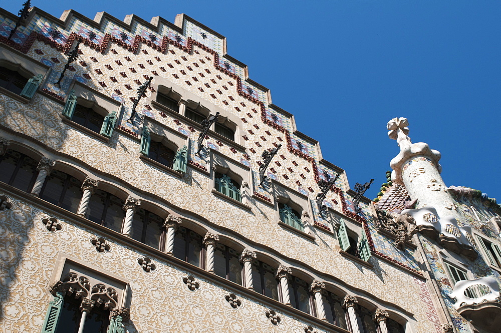 Casa Amatller, Passeig de Gracia,  Barcelona, Catalonia, Spain, Europe