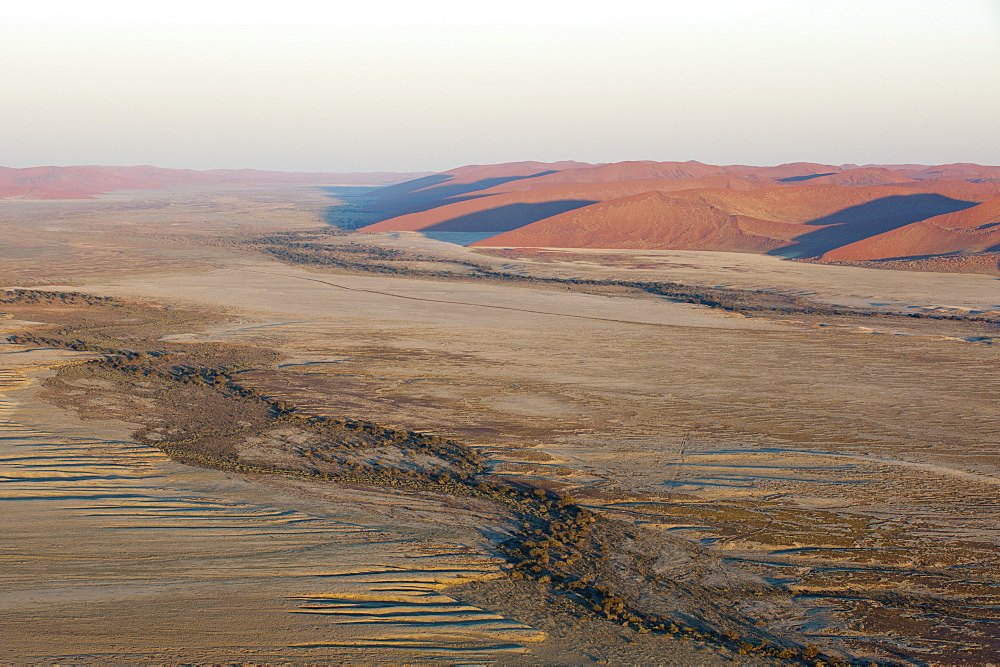 Aerial view, Namib Naukluft Park, Namib Desert, Namibia, Africa